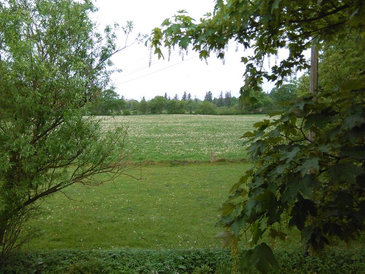 Blick aus der Heuherberge